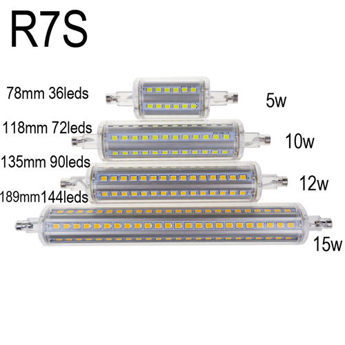 LED R7S Light Diameter 22mm 25mm 28mm